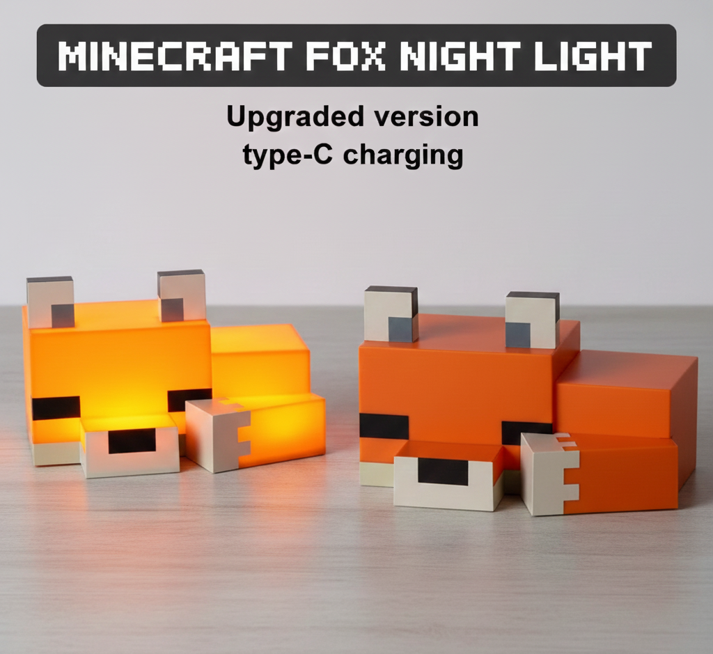 MINECRAFT FOX NIGHT LIGHT